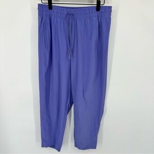 Athleta Women 6 Arrival Pants Ankle Straight‎ Leg Adonis Blue Purple Travel 25”